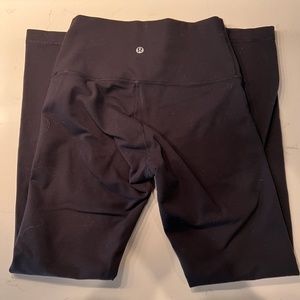 4 Pairs of Black Lululemon Align High-Rise Leggings 25"